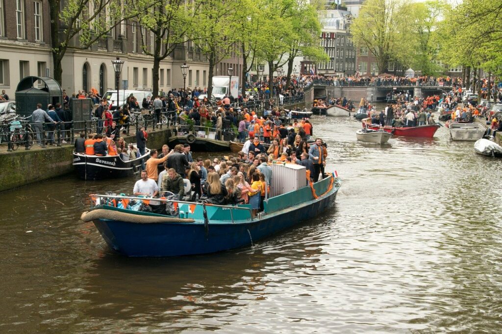 Kings Day Boat Party in Amsterdam
